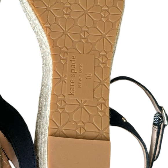 Kate Spade - NWOB Theodora Espadrille Wedge Strappy Sandals Sz 10 - Picture 10 of 10